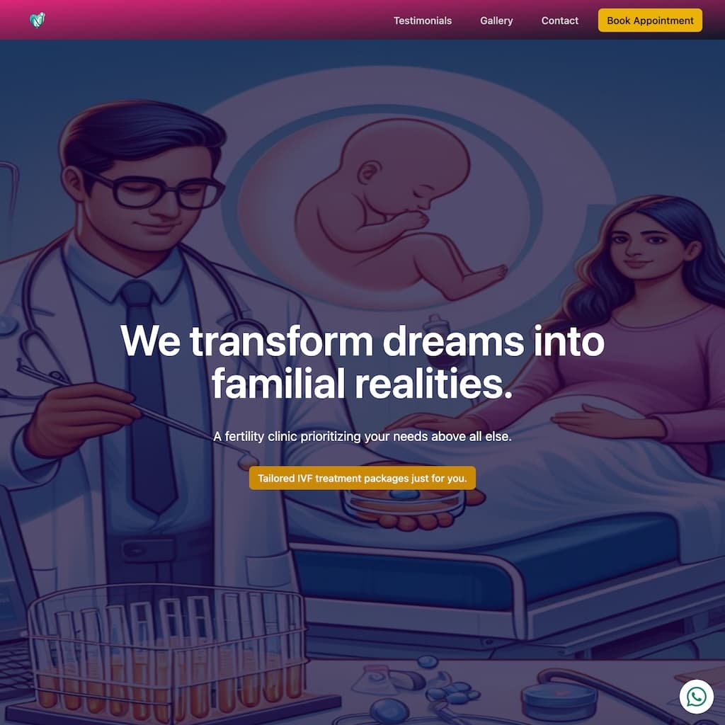 IVF Center Portfolio Template