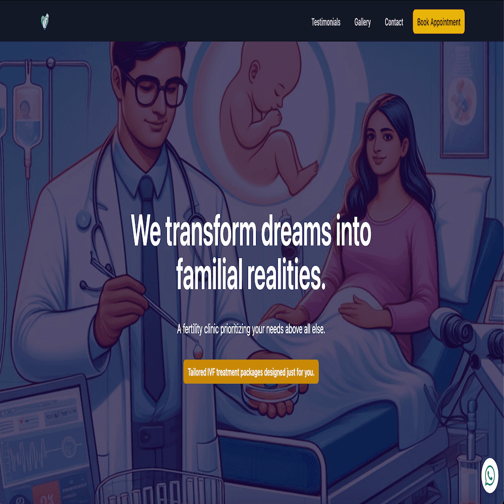 IVF Center Portfolio Template