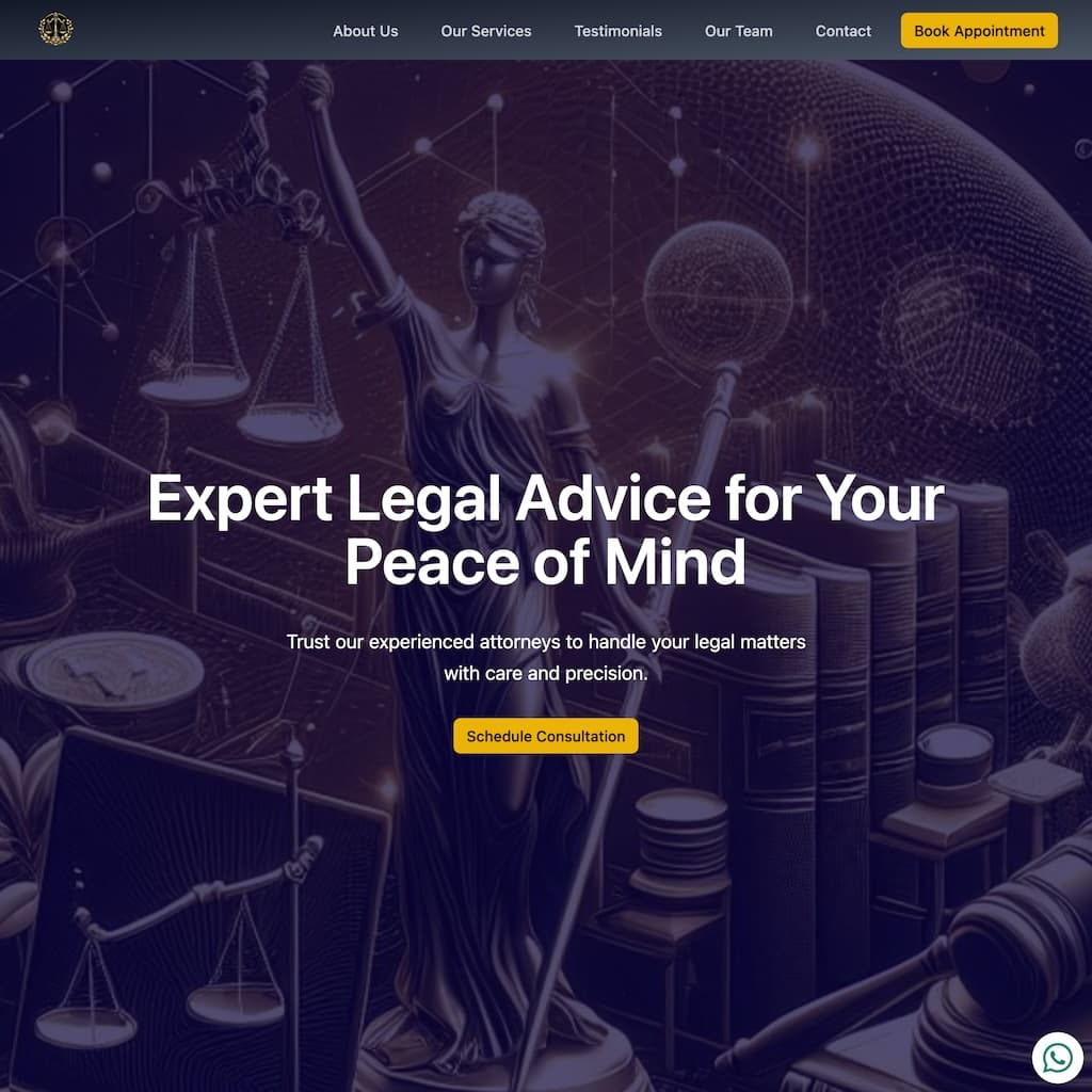 Law Firm Portfolio Template