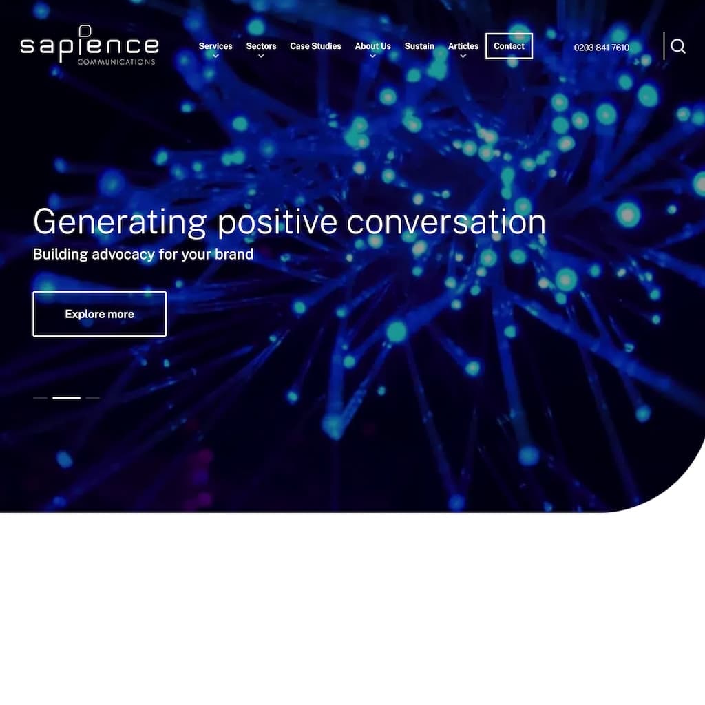 Sapience Communications Hosting Migration & Website Optimization