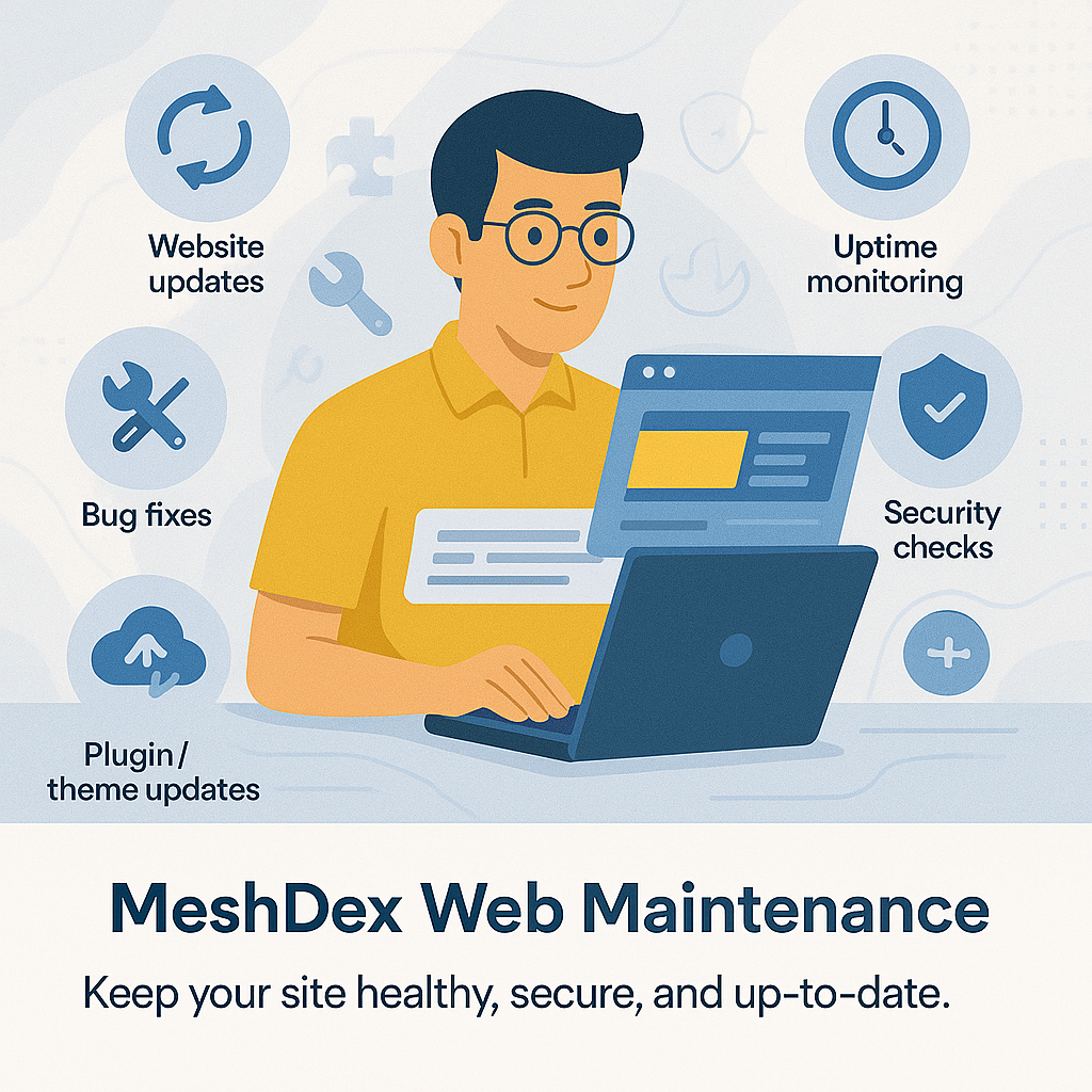 MeshDex Web Maintenance